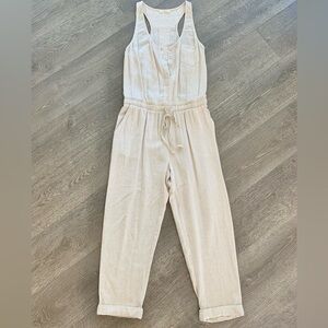 Lovestitch Linen Racerback Jumpsuit
